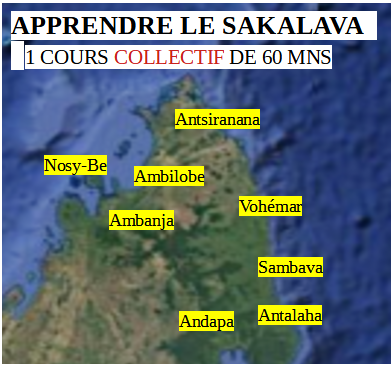 Cours de Sakalava de 60 mns en collectif .