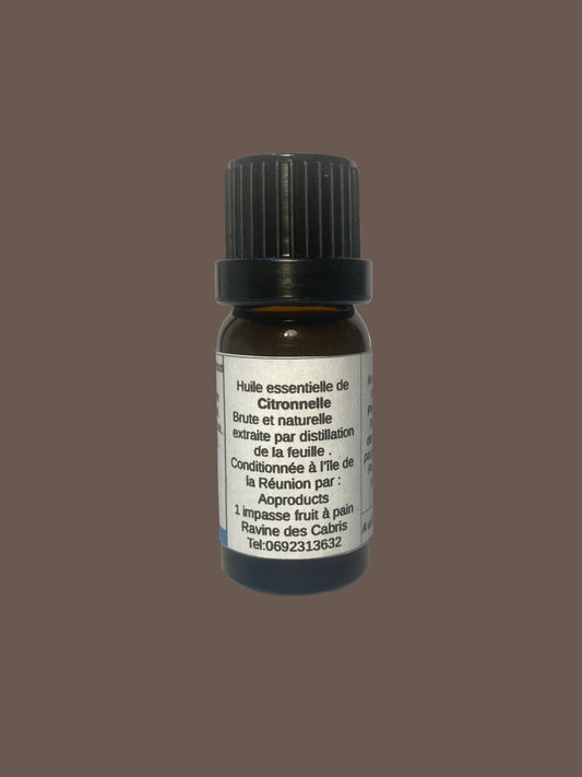 Huile essentielle de citronnelle de Madagascar 10 ml
